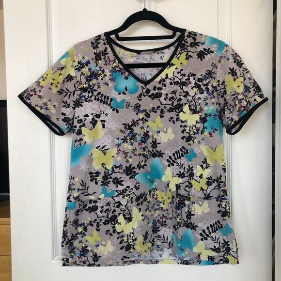 4/$25 🏩 Cherokee - Scrub Top - Picture 1 of 3